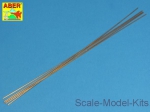 ABRBR-10 Brass round rods fi 1,0mm length 250mm 5 pcs