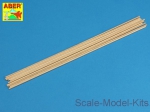 ABRWR-2 Wood round rods 2mm length 250mm x 10 pcs