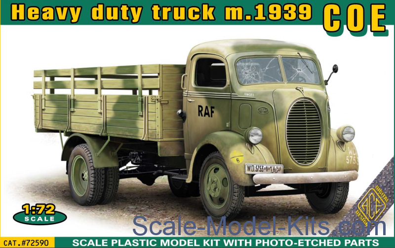 COE heavy duty truck m.1939-Ace plastic scale model kit in 1:72 scale ...