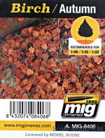 A-MIG-8406 Leaves: Birch - Autumn A-MIG-8406