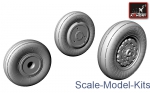 Detailing set: Sukhoj Su-17/-22 wheels, Armory, Scale 1:72