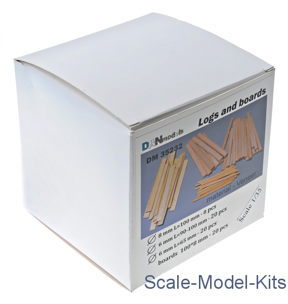 Logs and Boards Scale 1/35 kit Dan Models 35232 Material for Вioramas Pallets 