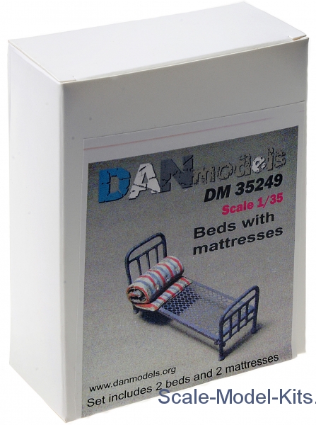 Beds with mattresses model kit 1/35 DAN  # 35249 