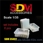 DAN-SDM35002 Accessories for diorama. Plastic crates