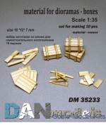 DAN35233 Material for dioramas - boxes, 10 pcs