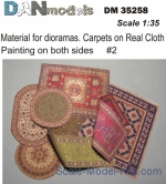 DAN35258 Material for dioramas. Carpets on Real Cloth. Painting on both sides #2