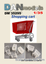 DAN35295 Accessories for diorama. Shopping cart 2 pcs