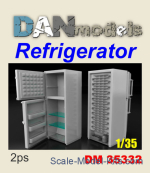 DAN35332 Accessories for diorama. Refrigerator 2 pcs