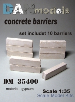DAN35400 Concrete barriers, 10 pcs