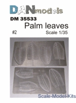 DAN35533 Photoetched: Palm leaves #2