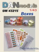 DAN43215 Paper material for diorams.Cardboard boxes in stock. Set # 1
