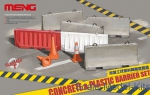 MENG-SPS012 Set of concrete and plastic guardrails