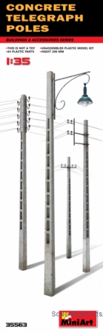 MA35563 Concrete telegraph poles