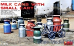 MA35580 Milk cans with small cart