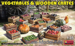 MA35629 Vegetables & wooden crates