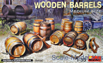 MA35630 Wooden Barrels. (Medium Size)