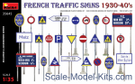 MA35645 French Traffic Signs 1930-40`s