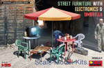 MA35647 Street Furniture With Electronics & Umbrella